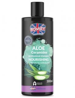 RONNEY Aloe Ceramides Shampoo 300ml - šampon pro matné a suché vlasy