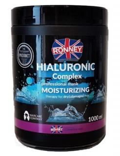RONNEY Hialuronic Complex Mask 1000ml - maska pro suché a poškozené vlasy