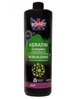 RONNEY Keratin Shampoo 1000ml - šampon s keratinem pro slabé a křehké vlasy
