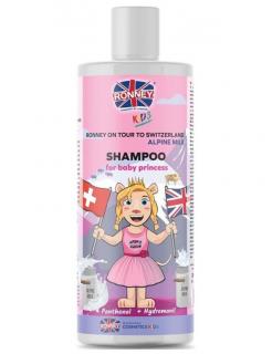 RONNEY Kids Alpine Milk Shampoo For Baby Princess 300ml - dětský šampon