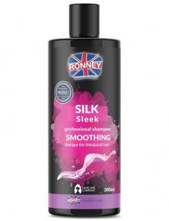 RONNEY Silk Sleek Shampoo 300ml - šampon pro tenké a suché vlasy