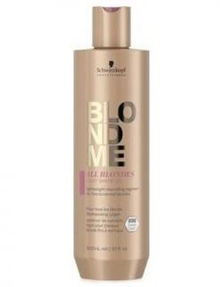 SCHWARZKOPF BlondMe All Blondes Light Shampoo 300ml - vyživující šampon pro jemné blond vlasy