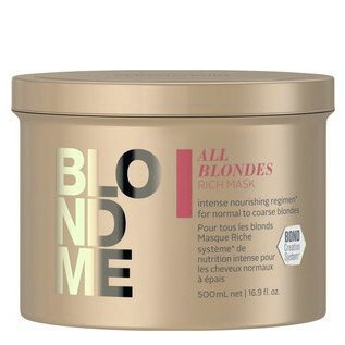 SCHWARZKOPF BlondMe All Blondes Rich Mask 500ml - regenerační maska pro blond vlasy