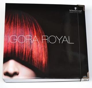 Schwarzkopf Professional Igora Royal Premium vzorník permanentních barev na vlasy - velký