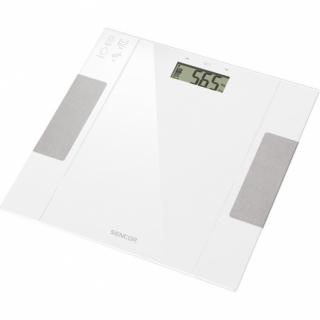 SENCOR SBS 5051WH Fitness váha s měřením tělesného tuku, vody a výpočtem kalorií - bílá
