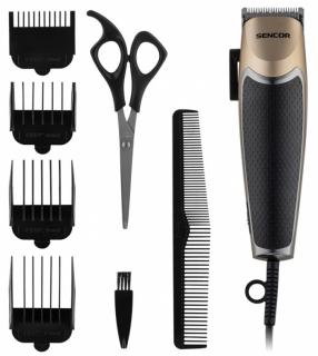 SENCOR SHP 460CH Hair Clipper - šňůrový střihací strojek na vlasy s příslušenstvím