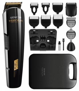 SENCOR SHP 8305BK Men´s Electric Clipper Set - pánský zastřihovač 12 nástavců