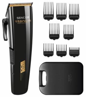 SENCOR SHP 8400BK Titanium Hair Clipper - profi aku střihací strojek na vlasy