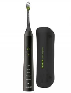 SENCOR SOC 3311BK Sonický elektrický zubní kartáček s UV sterilizátorem - černý