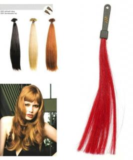 SO.CAP. Rovné vlasy Přírodní odstín 8000L 50-55cm - rubínově intenziv červená 530