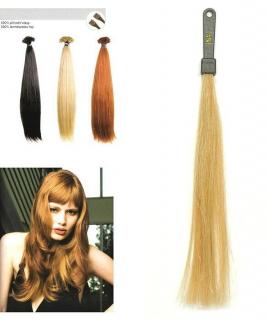 SO.CAP. Rovné vlasy Přírodní odstín 8000L pro prodloužené vlasy 50-55cm - zlatá DB4