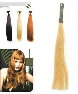 SO.CAP. Rovné vlasy Přírodní odstín 8001LC na prodloužení vlasů 35-40cm - blond DB3