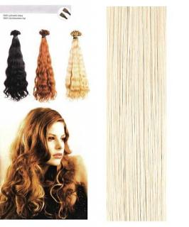 SO.CAP. Vlnité vlasy Přírodní odstín 8002M 55-60cm - platinum blonde ash 1000