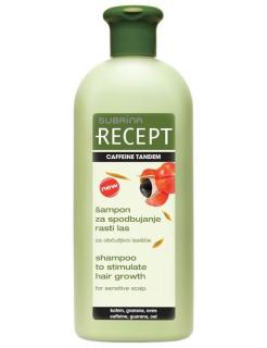SUBRINA Recept Caffeine Tandem - šampon proti vypadávání vlasů pro citlivou pokožku 400ml