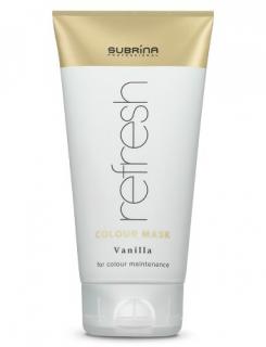SUBRÍNA Refresh Colour Mask Vanilla 150ml - vyživující barvicí maska na vlasy - vanilková
