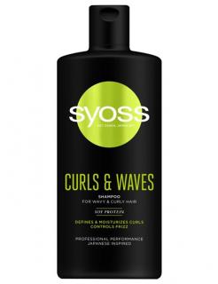 SYOSS Professional Curls And Waves Shampoo 440ml - šampon pro vlnité a kudrnaté vlasy