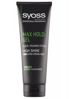 SYOSS Professional MAX HOLD Gel 48h - pro extra silnou fixaci vlasů 250ml