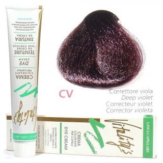 VITALITYS Green Permanentní barva na vlasy - Fialový intenzivní korektor CV