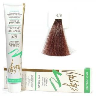 VITALITYS Green Permanentní krémová barva na vlasy - Leather kůže 4-9