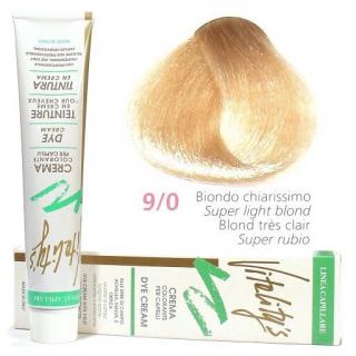 VITALITYS Green Permanentní krémová barva na vlasy - Nejsvětlejší blond 9-0