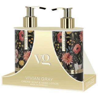 VIVIAN GRAY BOTANICALS Crema Soap + Hand Lotion 2x250ml - tekuté mýdlo + mléko na ruce