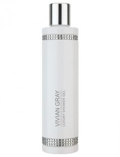 VIVIAN GRAY CRYSTALS WHITE Luxury Shower Gel 250ml - luxusní sprchový gel