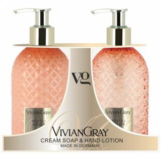 VIVIAN GRAY NEROLI AMBER Soap Gel + Hand Lotion 2x300ml - tekuté mýdlo + mléko na ruce