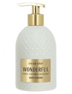 VIVIAN GRAY WHITE FLOWERS Wonderful Soap 500ml - luxusní krémové mýdlo s dávkovačem