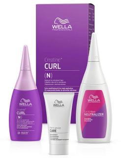 WELLA Curl SET Creatine+ N 30+75+100ml - trvalá pro přírodní nebo nepoddajné vlasy