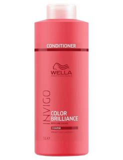 WELLA Invigo Brilliance Color Conditioner Coarse 1000ml - balzám na silné barvené vlasy