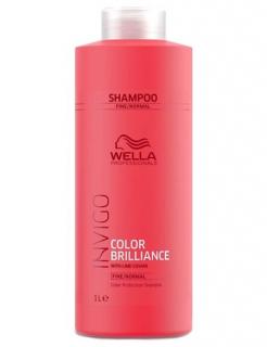 WELLA Invigo Brilliance Color Shampoo Fine Normal 1000ml - šampon pro barvené vlasy