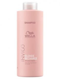 WELLA Invigo Cool Blonde Recharge Shampoo 1000ml - šampon pro studenou blond