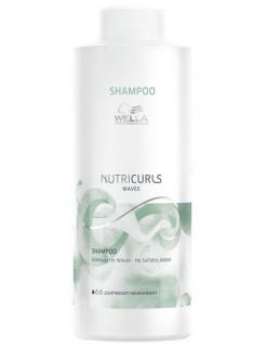 WELLA Nutricurls Waves Shampoo Lightweigh 1000ml - šampon pro vlnité vlasy bez sulfátů