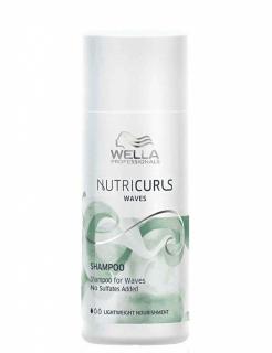 WELLA Nutricurls Waves Shampoo Lightweigh 50ml - šampon pro vlnité vlasy bez sulfátů