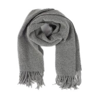 Merino šála model Boucle, šedá