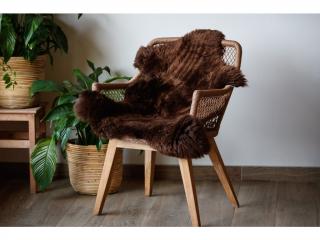 Wooline Ovčí kůže Arctic přírodní hnědá 100 x 60 cm