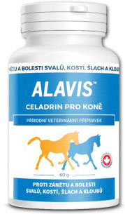 Alavis Celadrin pro koně 60g (Proti zánětu a bolesti svalů, kostí, šlach a kloubů.)