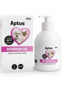 Aptus Eforion Oil 200ml (Doplňkové krmivo pro psy a kočky, pro úvodní fázi managementu kožních potíží.)