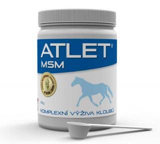 Atlet MSM pro koně 700g (Komplexní výživa kloubů pro koně.)