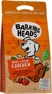 BARKING HEADS Bowl Lickin’ Chicken 12kg (Kuře pro dobré trávení.)