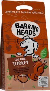 BARKING HEADS Top Dog Turkey 12kg (56 % krůtího masa pro krmení dospělých psů.)