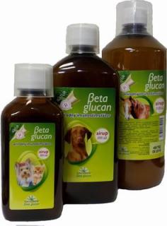 Beta Glukan sirup 1000ml (Na podporu imunitního systému pro různé druhy zvířat.)