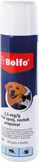 Bolfo spray 250ml (Antiparazitární spray vhodný k ošetření psů i koček a jejich okolí.)