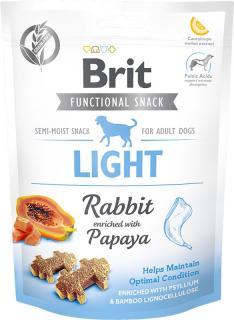 Brit Care Dog Functional Snack Light Rabbit 150g (Funkční pamlsky pomáhající udržovat optimální tělesnou kondici.)