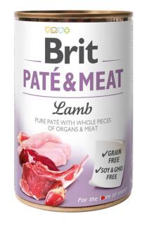 Brit Paté  Meat - Lamb konzerva 400g (70% jehně a kuře + čisté masové paté. Kompletní krmivo pro psy.)