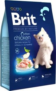 Brit Premium Cat Kitten - 8kg (Kompletní premiové krmivo pro koťata a březí kočky. S kuřetem.)