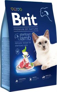 Brit Premium Cat Sterilised Lamb - 1,5kg (Kompletní prémiové krmivo pro kastrované kočky. S jehněčím. )