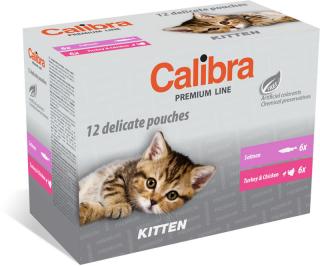 Calibra Cat kapsa Premium Kitten multipack 12x100g (Kompletní, prémiové krmivo v mixu kapsiček pro koťata.)