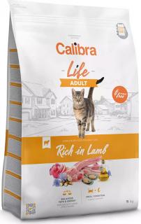 Calibra Cat Life Adult Lamb 1,5kg (Granule pro dospělé kočky s kuřecím, jehněčím včetně čerstvého masa.)