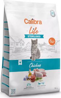 Calibra Cat Life Sterilised Chicken 1,5kg (Granule pro kastrované/ste­rilizované kočky s kuřetem, včetně čerstvého.)
